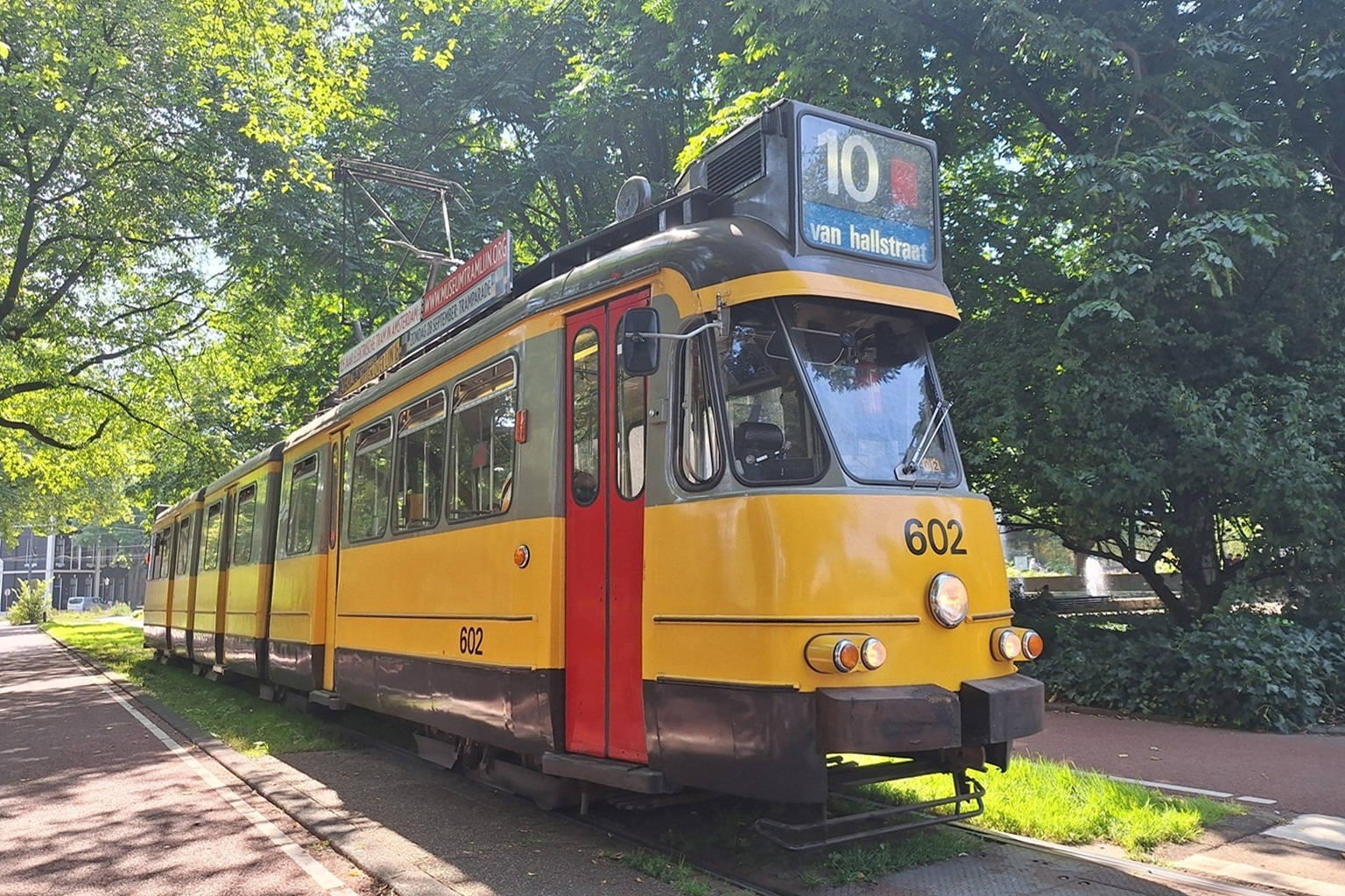 GVB Bolkop Tram 602 op het Frederiksplein